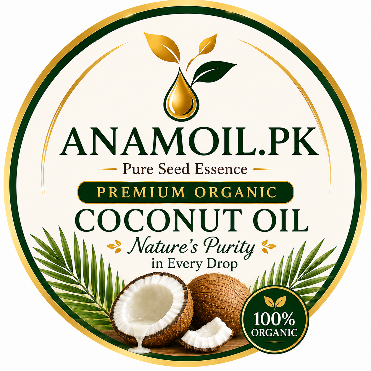 Premium Organic Virgin Coconut Oil – Cold Extracted, Unrefined & 100% Natural