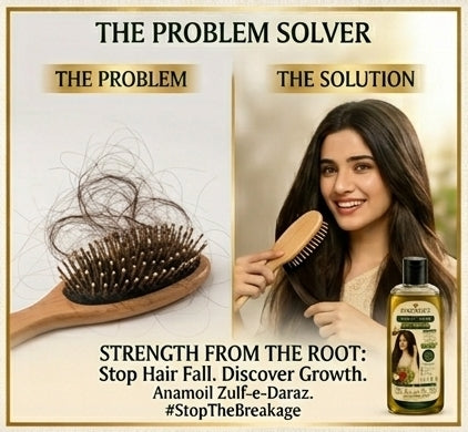 ZULF-E-DARAZ™ 18+ Herbs Elixir – Premium Herbal Hair Growth Oil